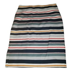 Ann Taylor LOFT Striped Skirt sz 0